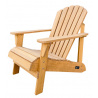 Fauteuil Adirondack en bois recyclé - Confort et design extérieur